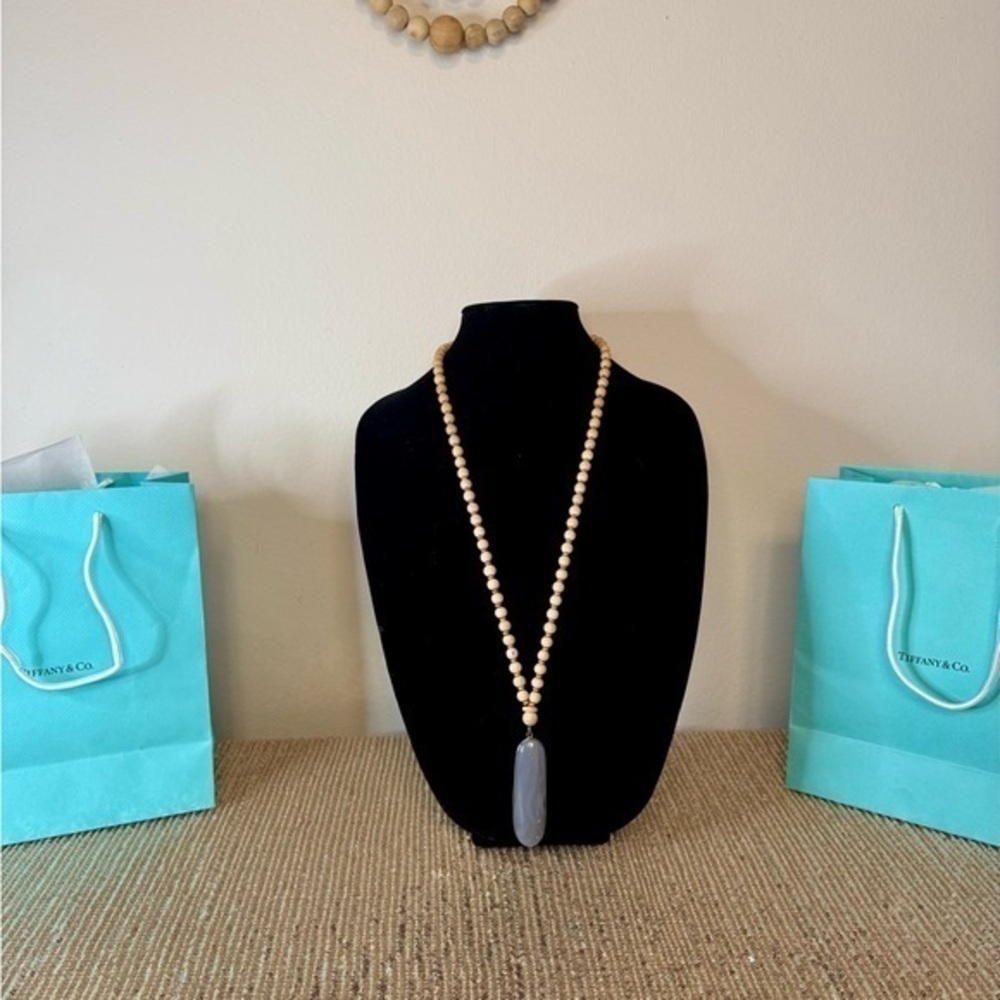 🌸 3 for $15 - Boho Beaded & Stone Necklace💛🪨🛍️